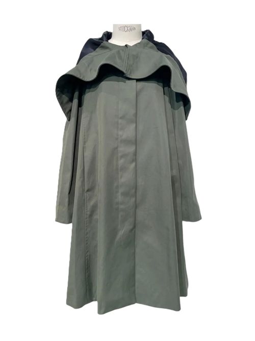 Dries Van Noten cappotto ripilla verde bottiglia DRIES VAN NOTEN | 261-010276-3103605 BOTTLE